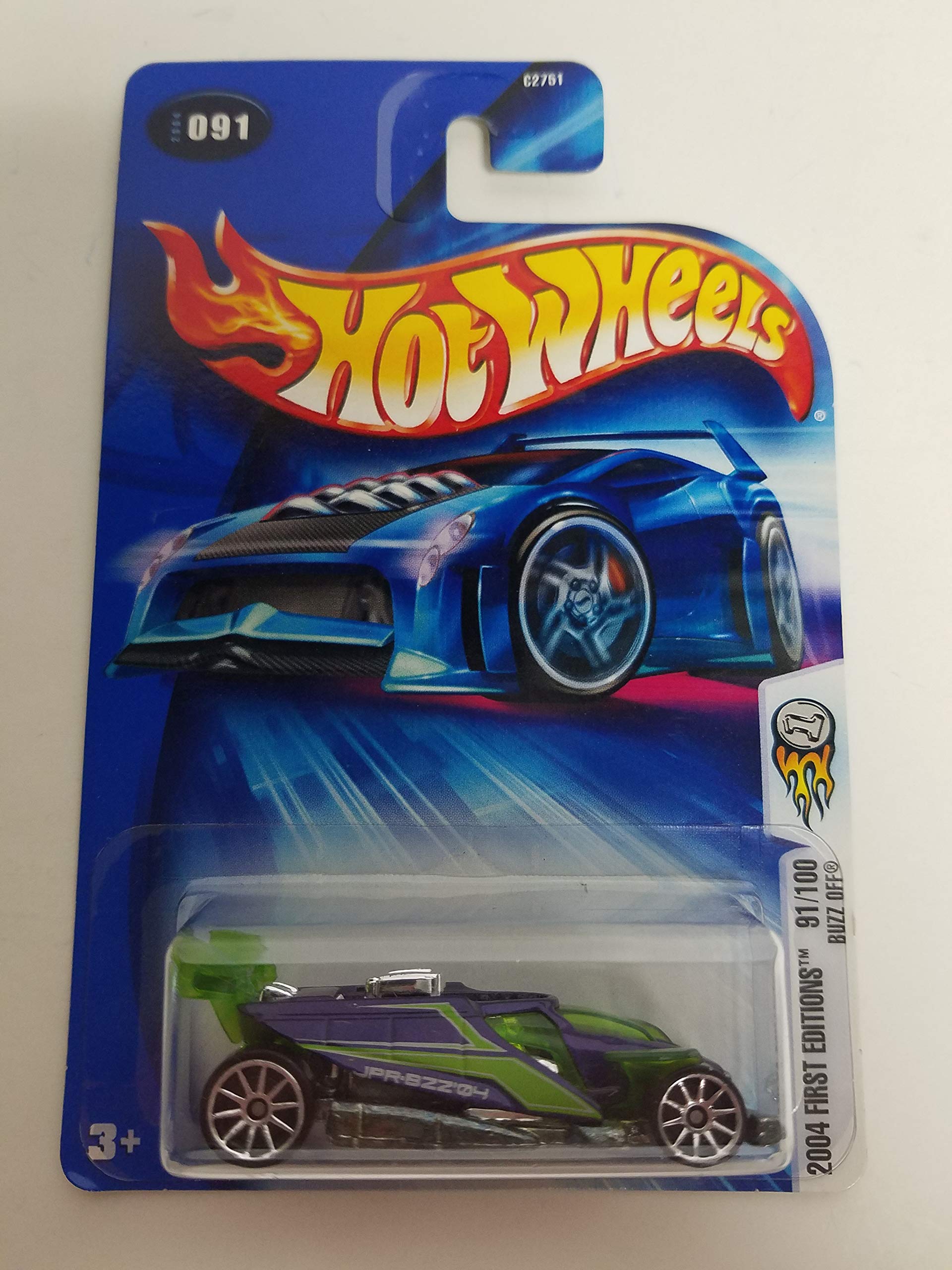 ハッピィズベスト Vol.1 Buzz Off 2004 First Editions 91/100 Hot Wheels Diecast Car No. 091